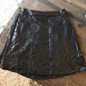 Black Sequin Skirt Size XS